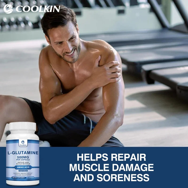 L-Glutamine 500mg - Restore Strength and Endurance, Promote Muscle Growth