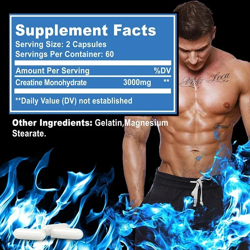 Creatine Monohydrate - Promote Muscle Growth, Relieve Fatigue, Improves Performance