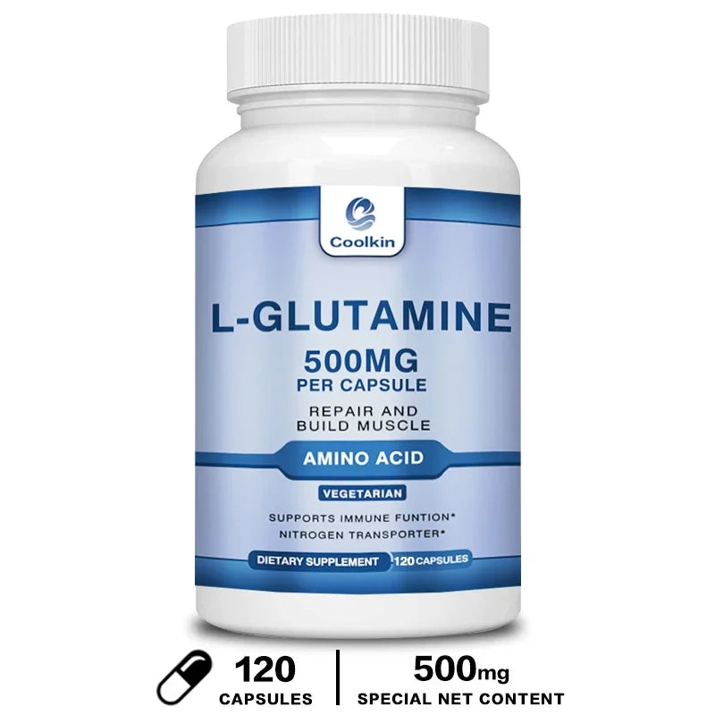 L-Glutamine 500mg - Restore Strength and Endurance, Promote Muscle Growth