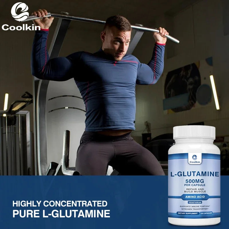 L-Glutamine 500mg - Restore Strength and Endurance, Promote Muscle Growth