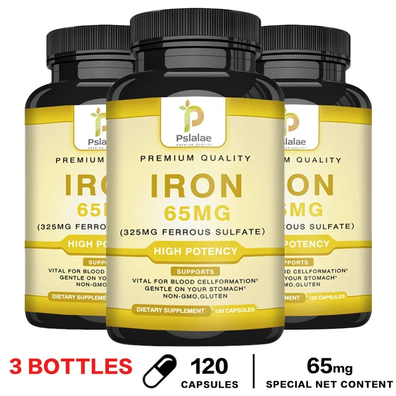 Iron Supplement 65 Mg - Supports Overall Health and Promotes Red Blood Cell Production